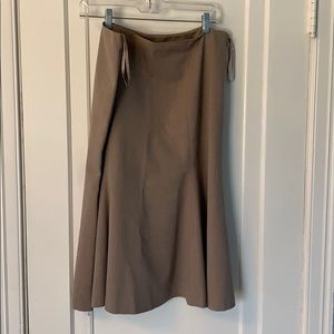 Ralph Lauren A line Wool Brown Skirt Mid Calf